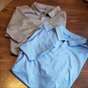 Set of Two Nike Tiger Woods Collection Polos
